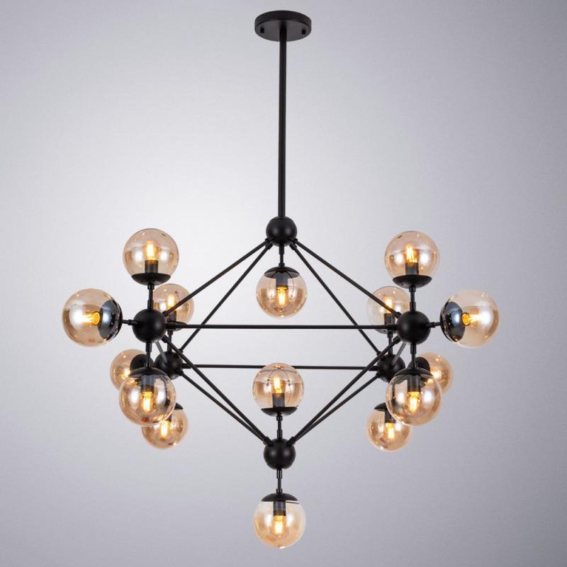 Люстра на штанге Arte Lamp Bolla A1664SP-15BK