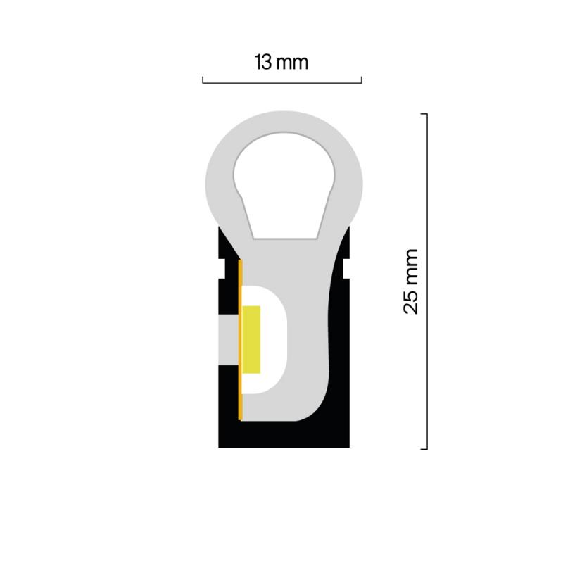 Гибкий неон Maytoni Led Strip 220В 8Вт/м 2700K IP65 50м 201229