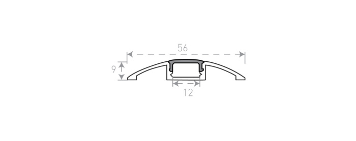 Профиль для светодиодной ленты  ARC-608FL