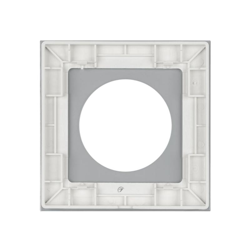 Рамка стеклянная на 1 пост Arlight FRM-GLARE-GC-1-WH 043832