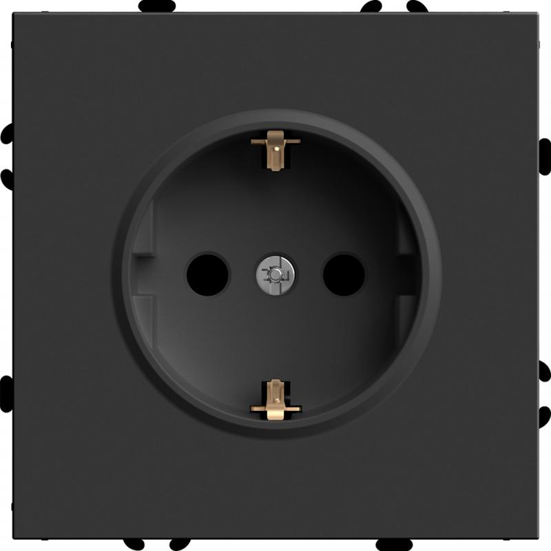Розетка 1-местная с защитной шторкой Stekker RST16-5110-05 Эмили 49854