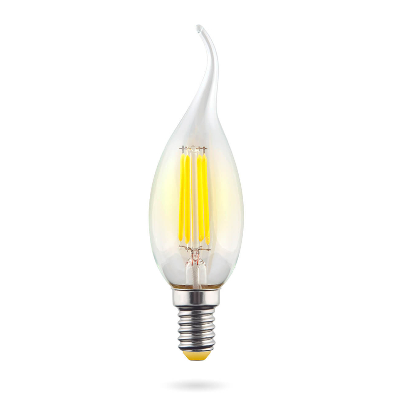 Лампа светодиодная Voltega E14 6W 4000К свеча на ветру VG10-CW1E14cold6W-F 7018