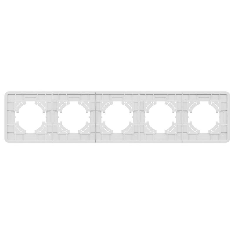 Рамка на 5 постов алюминиевая Arlight FRM-AKIRY-AL-5-SR 049734