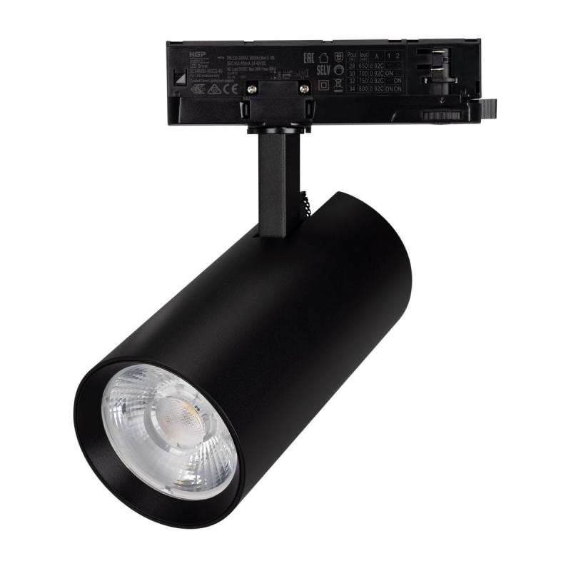 Трековый трехфазный светильник Arlight LGD-GERA-4TR-R90-30W Warm SP2900-Meat (Черный, 15 deg, 230V) (IP20 Металл) 060065