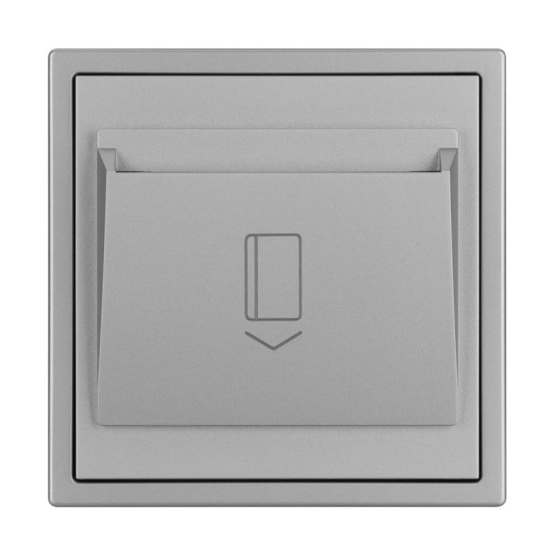 Выключатель карточный магнитный софт-тач никель Arlight SWT-CRD-SFPL-IS (250V, 25A) 064815