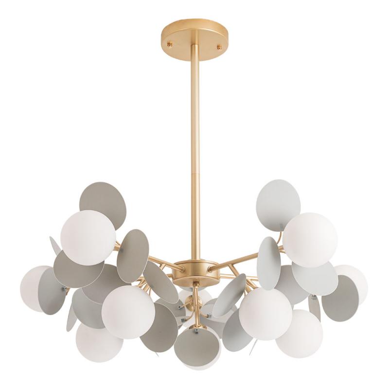 Люстра на штанге Arte Lamp Peacock A1369SP-10GY