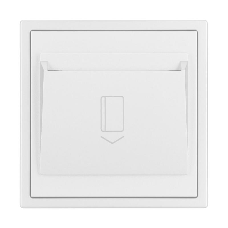 Выключатель карточный магнитный софт-тач белый кварц Arlight SWT-CRD-SFPL-WH (250V, 25A) 064817