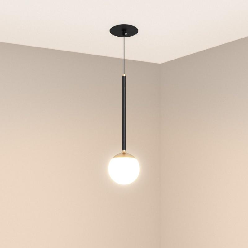 Подвесной светильник Arlight SP-BEADS-HANG-BUILT-T-R100-8W Warm3000 (BK-GD, 180 deg, 230V) 056420
