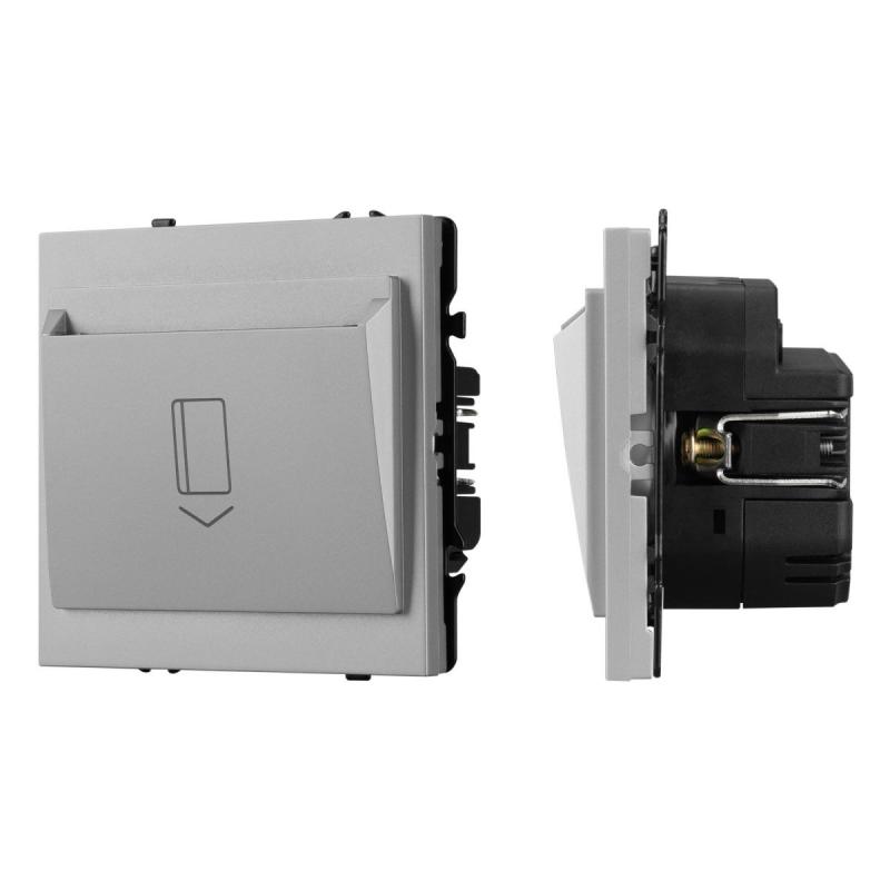 Выключатель карточный магнитный софт-тач никель Arlight SWT-CRD-SFPL-IS (250V, 25A) 064815