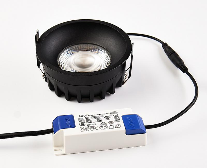 Встраиваемый светильник Italline IT08-8042 black 3000K