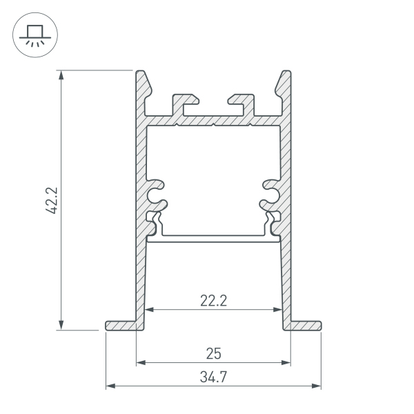 Профиль Arlight SL-COMFORT 031765