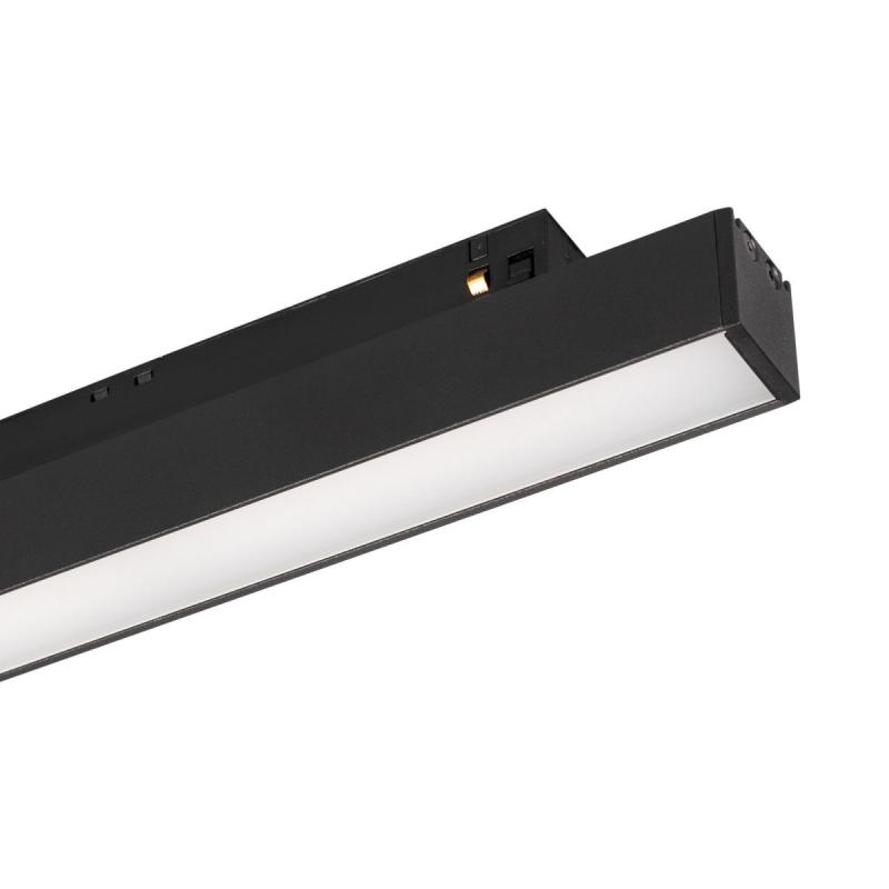 Трековый магнитный светильник Arlight MAG-ORIENT-FLAT-L350-12W Warm3000 (BK, 100 deg, 48V, DALI) 056154