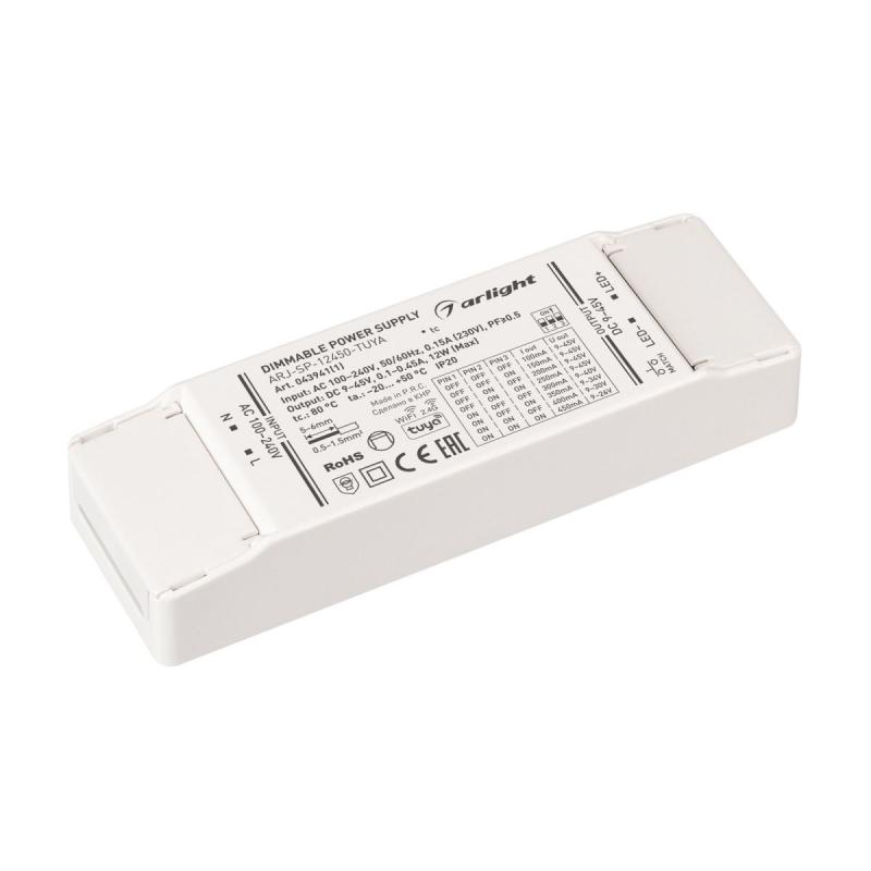 Блок питания Arlight ARJ-SP-12450-TUYA (12W, 9-45V, 0.1-0.45A, WiFi, 2.4G) 043941(1)