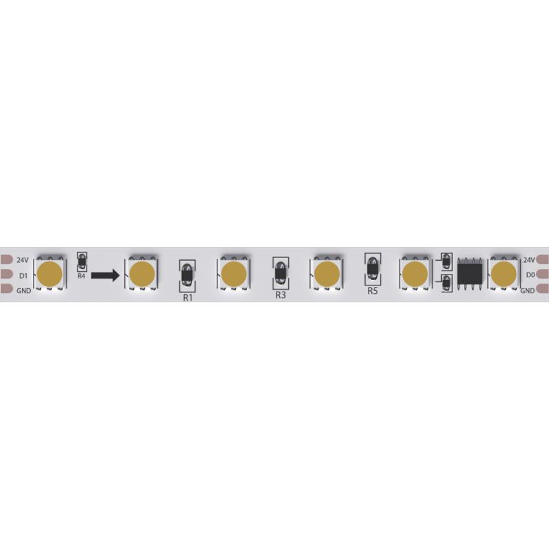 Светодиодная лента Arte Lamp Spi 24В 14,4Вт/м 2900/3100K 5м IP20 A2406010-03-3K