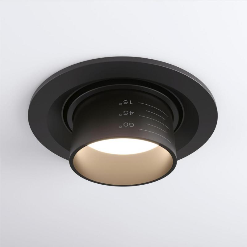 Встраиваемый светодиодный светильник Elektrostandard 9920 LED 15W 4200K черный 4690389162879