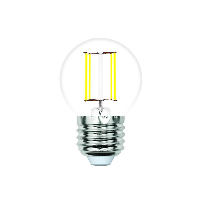 Лампа светодиодная Volpe LED-G45-5,5W/4000K/E27/CL/SLF UL-00008460