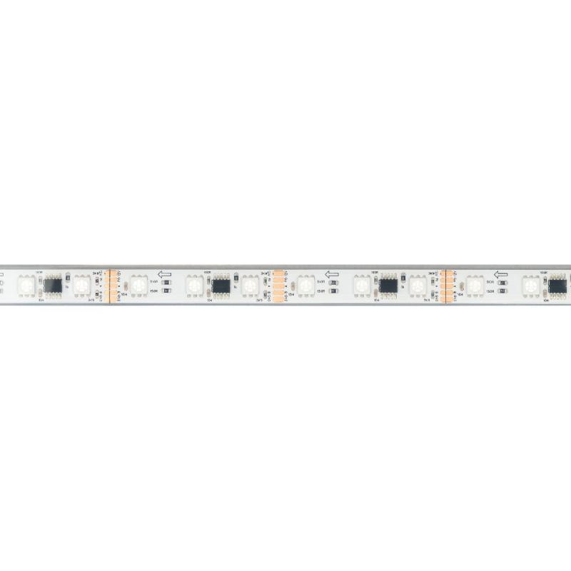 Светодиодная герметичная лента Arlight DMX-PFS-B60-12mm 12V RGB-PX3 (14 W/m, IP68, 5060, 5m) 039175