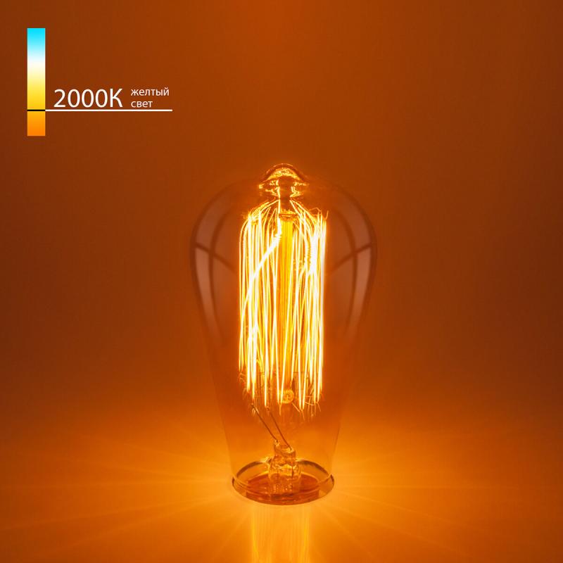 Лампа накаливания Elektrostandard диммируемая E27 60W прозрачная 4690389082153