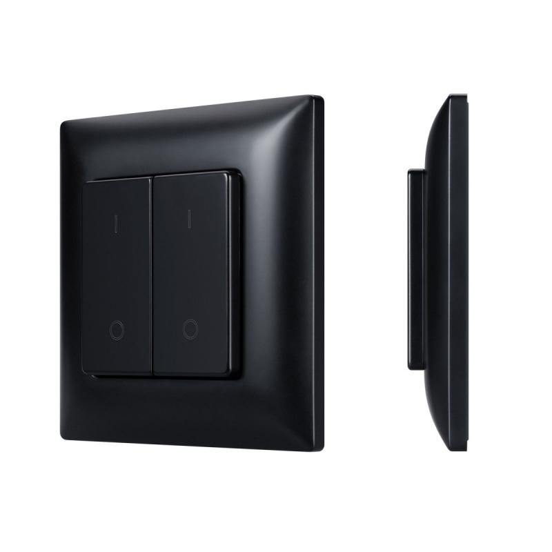 Накладная кнопочная панель 2.4 ГГц Arlight SMART-RF-801-22-2G-DIM-SUF Black (3V, 2.4G) (IARL, IP20 Пластик) 050446