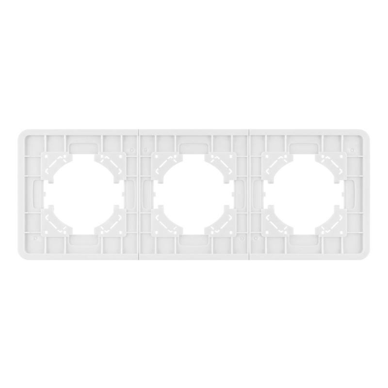 Рамка на 3 поста алюминиевая Arlight FRM-AKIRY-AL-3-SR 049728