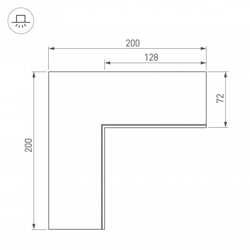 Соединитель профиля Arlight SL-LINIA 030130