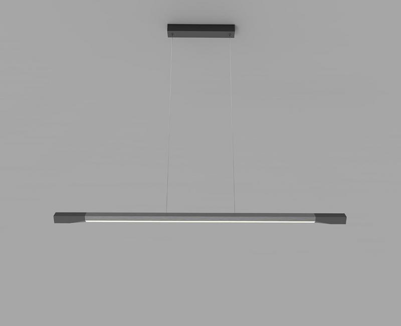 Линейный подвесной светильник Italline IT013-6020 black/silver 3000K