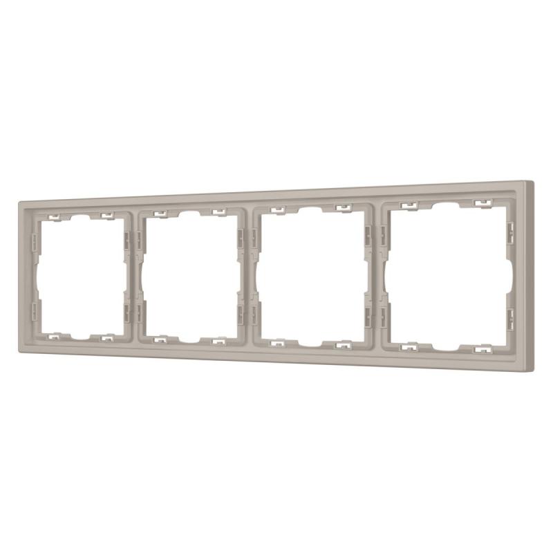 Рамка пластиковая Arlight FRM-NOBE-SFPL-4-CA 059460