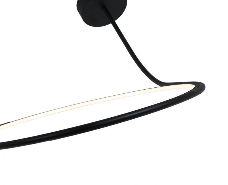 Подвесная люстра Italline IT013-6025 black 3000K