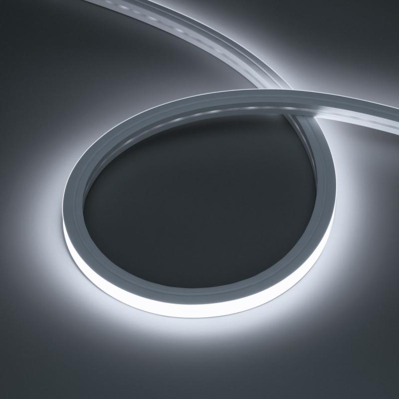 Светодиодная лента герметичная Arlight HORIZON-3D-А120-12x12mm 24V White6000 (12 W/m, IP67, 5m, wire x1) (Вывод боковой) 062284