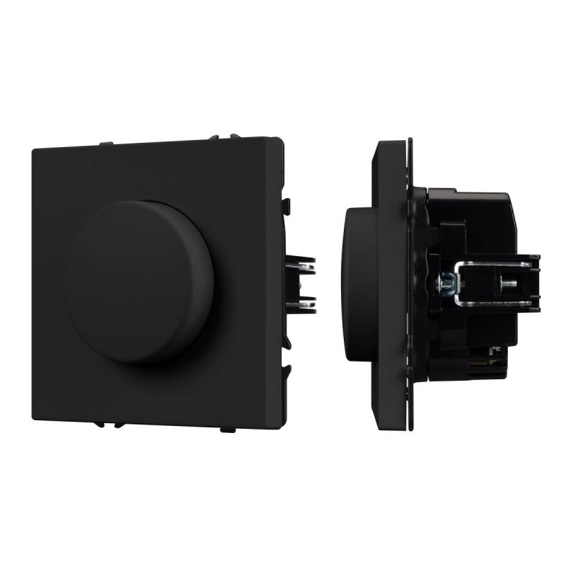 Светорегулятор задний фронт TRIAC черный оникс софт-тач Arlight SWT-DLR-SFPL-BK (250V, 300W) (Черный оникс) 054325(2)