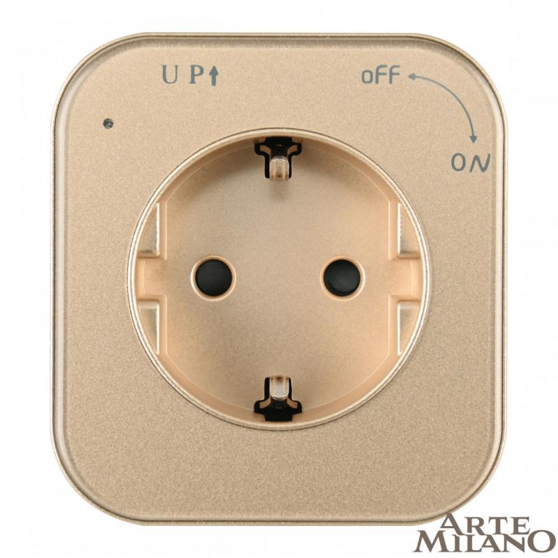 Трековая розетка Arte Milano Am-track-sockets 380022TS/ES Gold