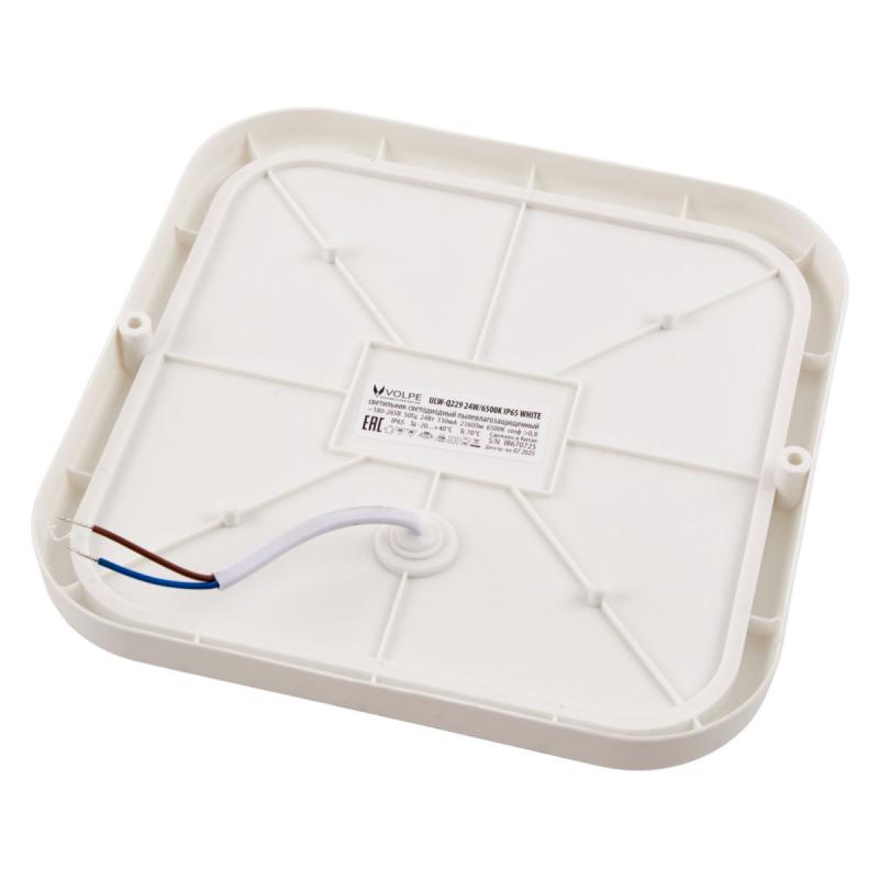 Накладной светильник влагозащищенный Volpe ULW-Q229 24W/6500K IP65 WHITE UL-00013193