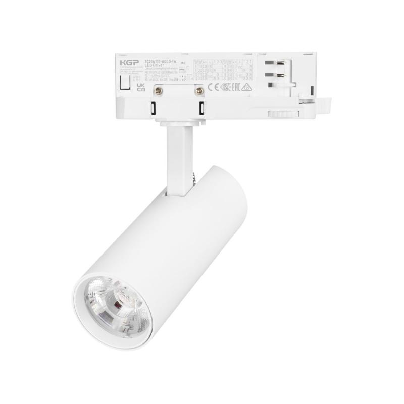 Трековый трехфазный светильник Arlight LGD-GERA-TRUECOLOR-4TR-R55-10W Warm3000 CRI98 (Белый, 24 deg, 230V) (IP20 Металл) 059881