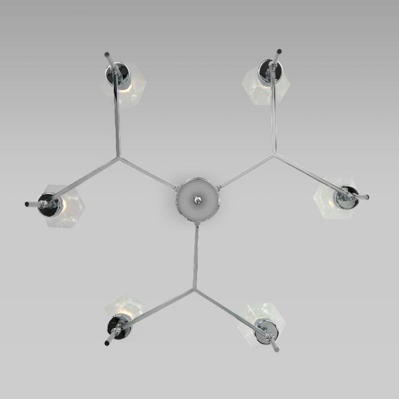 Люстра на штанге Eurosvet Prism 60143/6 хром a061939