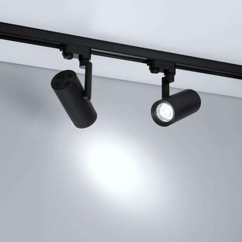 Трековый трехфазный светильник Arlight LGD-URANUS-4TR-R75-18W/25W Warm3500-MIX (BK, 20-50 deg, side holder, 230V) (IP20 Металл) 055807