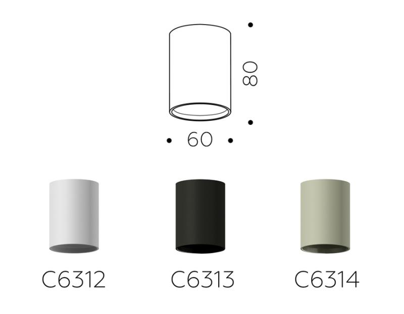 Корпус светильника накладной Ambrella Light DIY Spot C6312