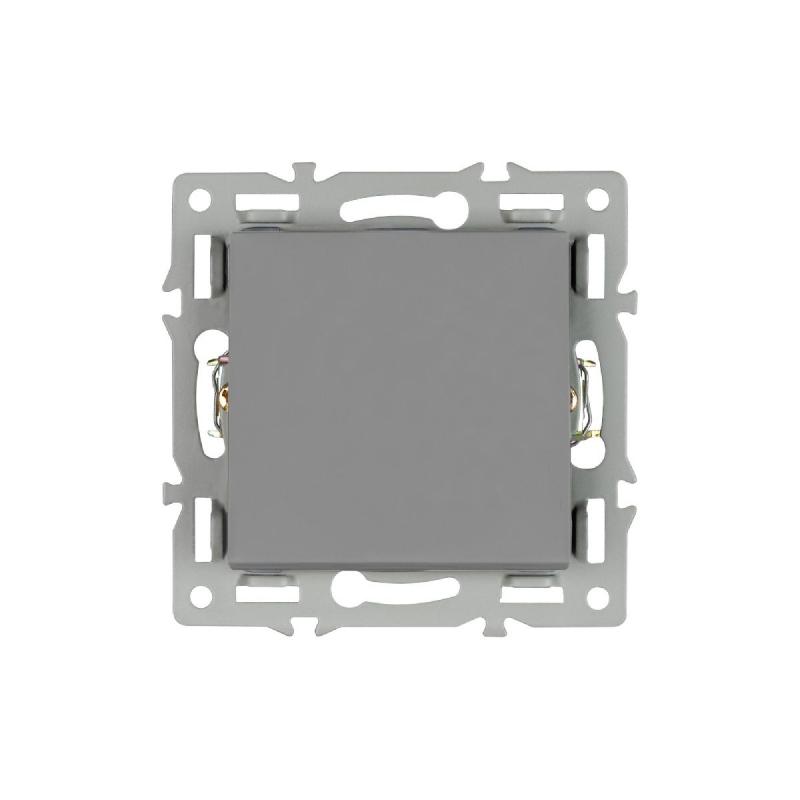 Механизм выключателя одноклавишный проходной Arlight SWT-MKP1-PL-GR (250V, 16A) 043716