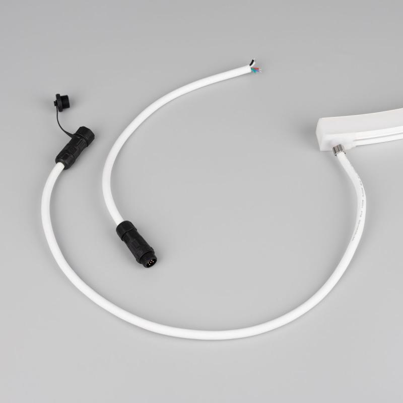 Светодиодная лента герметичная Arlight MOONLIGHT-PRO-SIDE-X336-20x20mm 24V RGBW-Warm (12 W/m, IP67, 10m, wire x2) (Вывод боковой) 054986