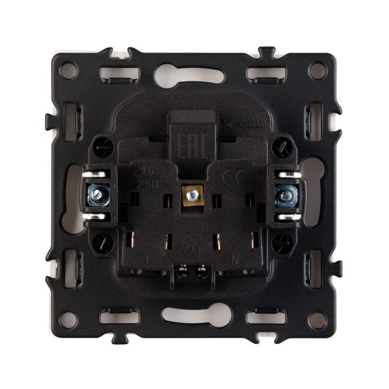 Розетка зк со шторками софт-тач золотой песок Arlight SCT-MEU-SFPL-GD (250V, 16A) 054278(1)