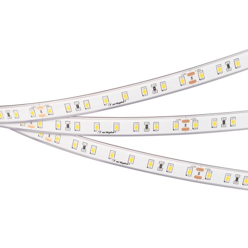 Светодиодная герметичная лента Arlight RTW-PS-A80-12mm 24V Warm2400 (4.8 W/m, IP67, TWP100, 5m) 053506