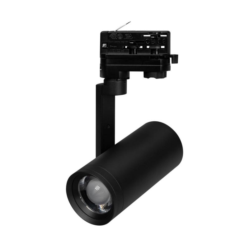 Трековый трехфазный светильник Arlight LGD-URANUS-4TR-R75-18W/25W Warm3500-MIX (BK, 20-50 deg, side holder, 230V) (IP20 Металл) 055807