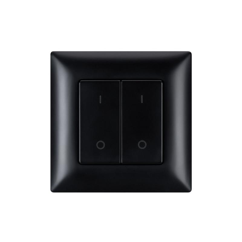 Накладная кнопочная панель 2.4 ГГц Arlight SMART-RF-801-22-2G-DIM-SUF Black (3V, 2.4G) (IARL, IP20 Пластик) 050446