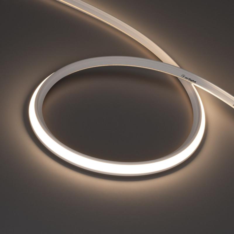 Светодиодная лента герметичная Arlight MOONLIGHT-3D-T-X544-10x10mm 24V Day4000 (8 W/m, IP67, 5m, wire x1) (Вывод боковой) 049471