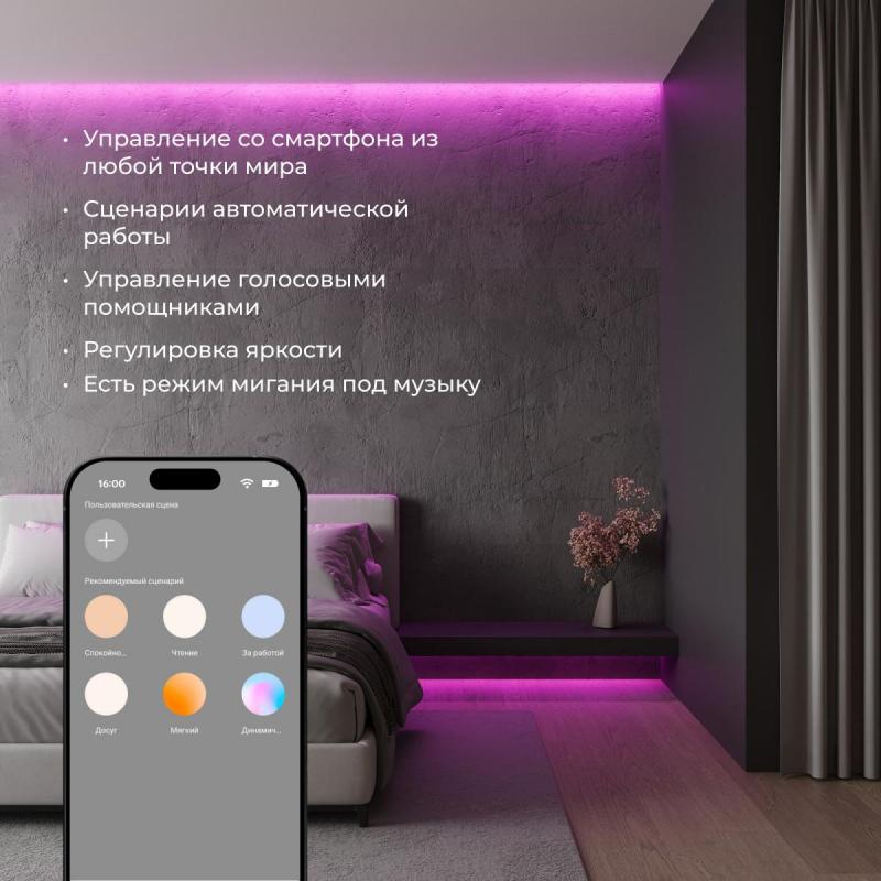 Wi-Fi контроллер для светодиодных лент Elektrostandard RGBWW 12-24V 4690389172809