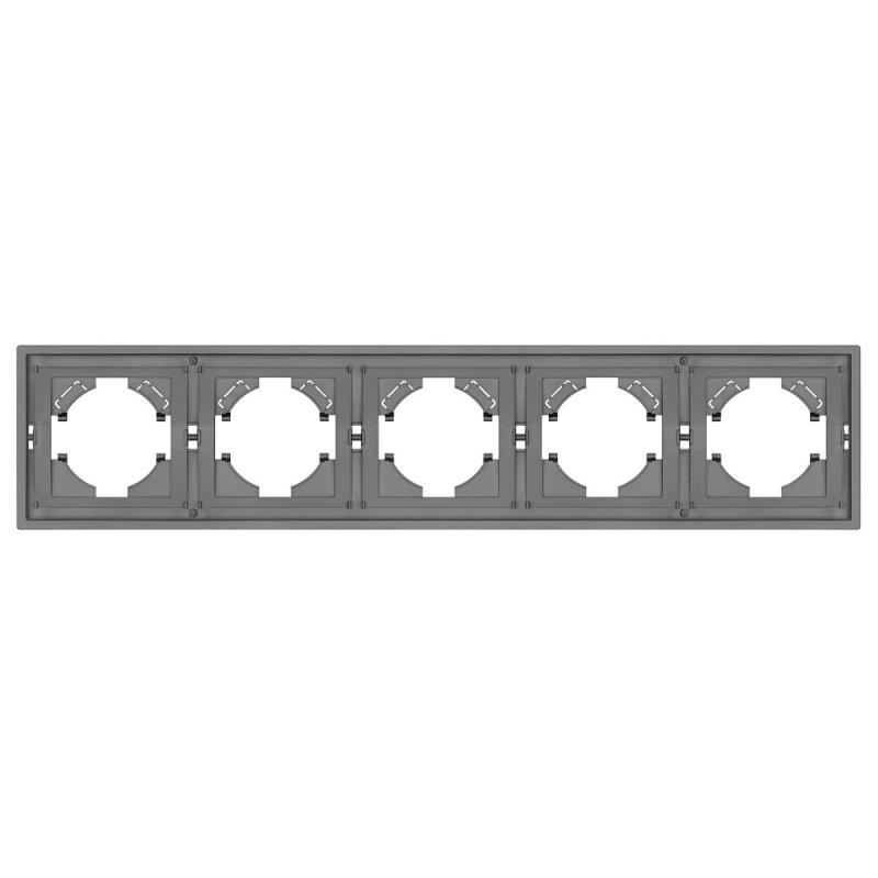 Рамка пластиковая на 5 постов Arlight FRM-TENDO-PL-5-GR 053853