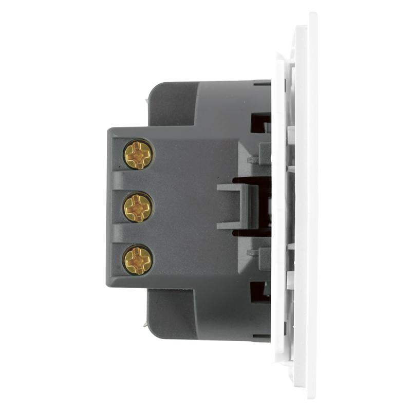 Выключатель двухклавишный Stekker Мия RSW10-3111-01 белая магнолия 50788