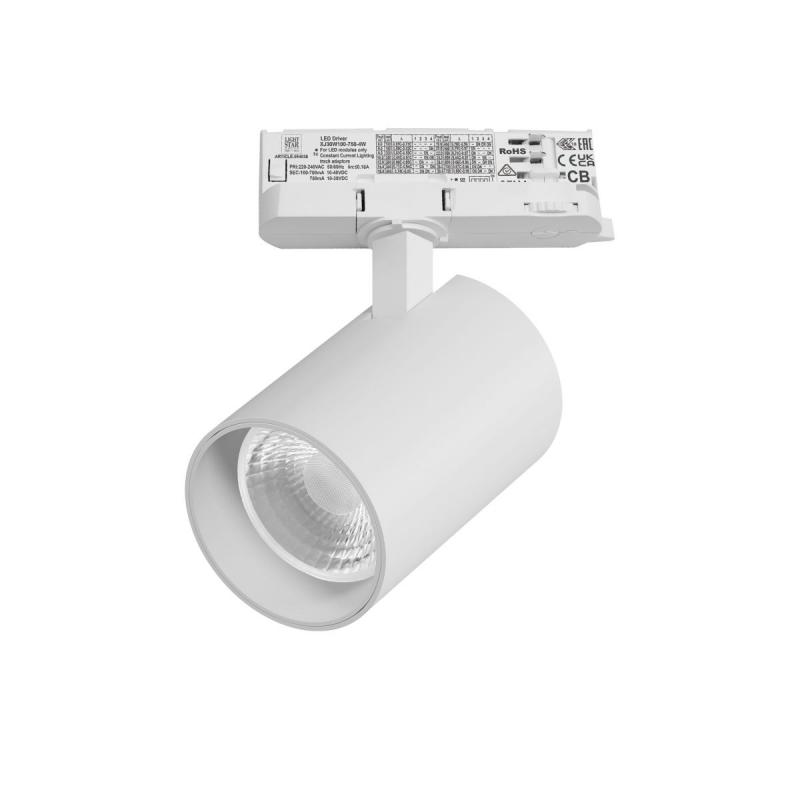 Трековый трехфазный светильник Quattro LED 36G с адаптером Lightstar Alta Base A5336QT36G