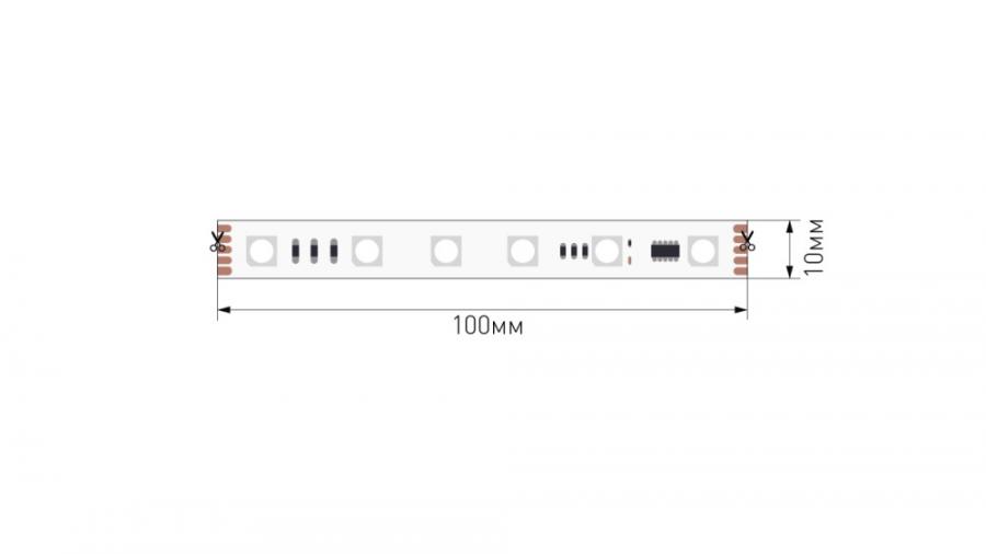 Светодиодная лента SWG5PT60 SWG5PT60-12-9-WS2815RGB