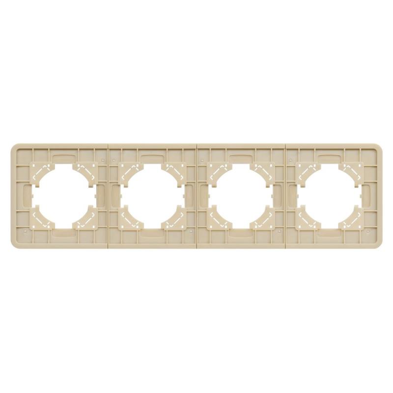 Рамка на 4 поста алюминиевая Arlight FRM-AKIRY-SFAL-4-GD 049745