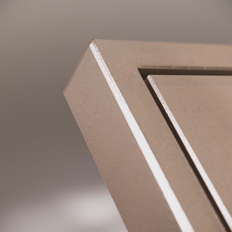 Клавиша для выключателя/переключателя одноклавишного с подсветкой, S70 Metal (платина)